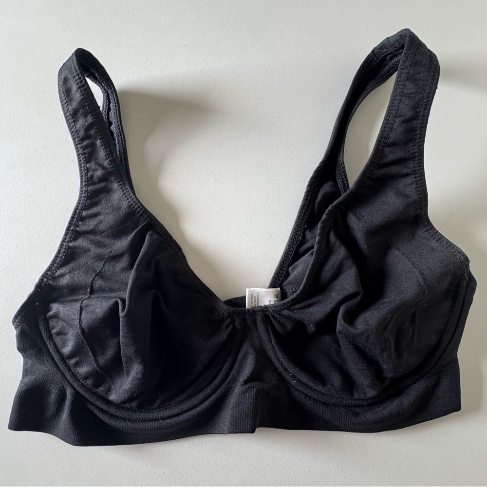 Natori Elegant Black Spandex Stretchy Underwire Bra 34B